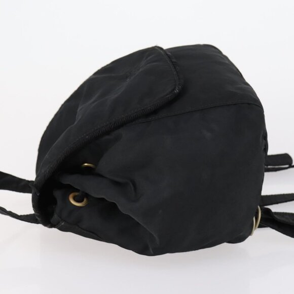 PRADA Backpack Nylon Black Silver Auth bs30542 main image 10
